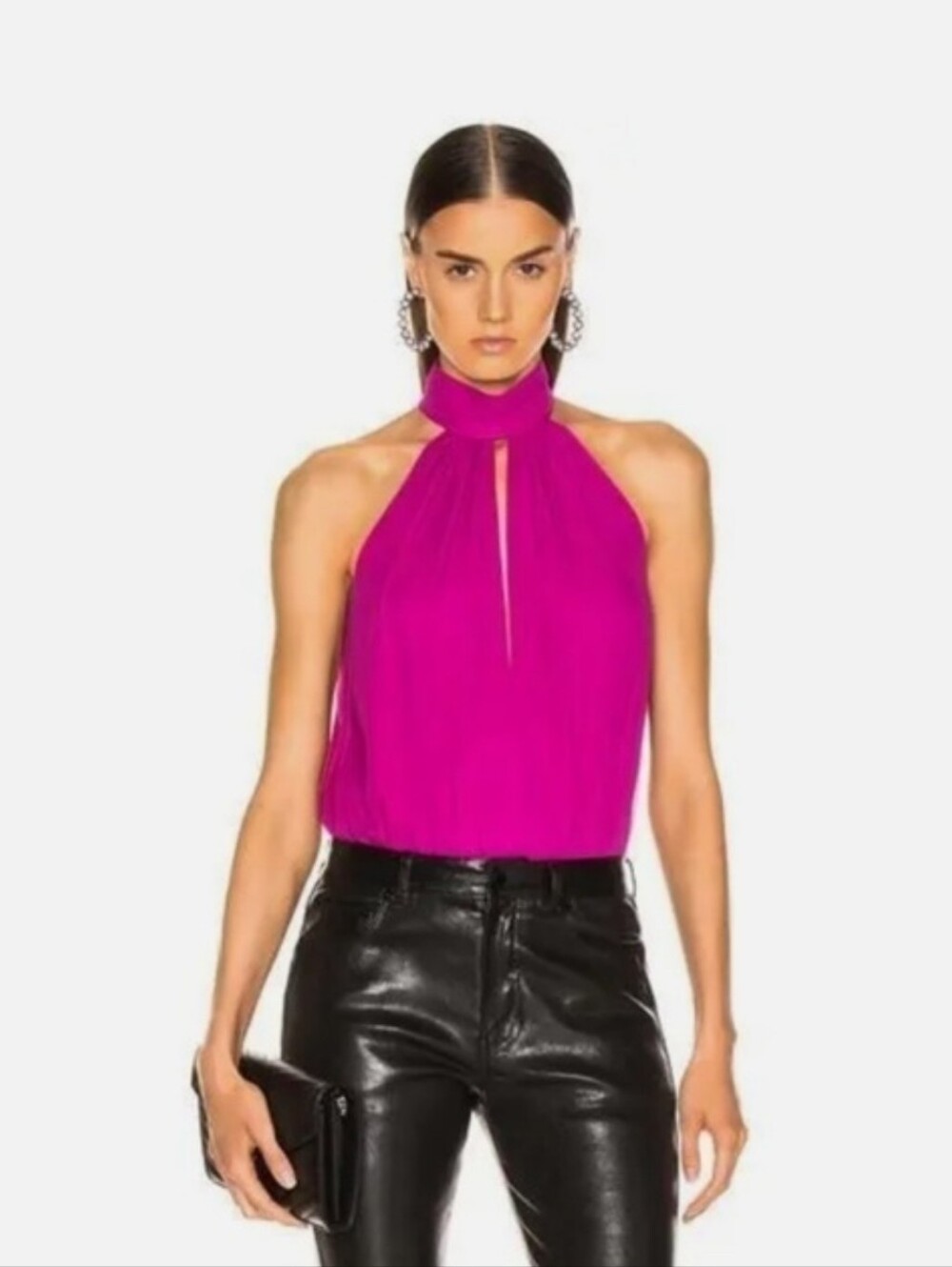 NWT FLEUR DU MAL KEYHOLE DRAPED BODYSUIT